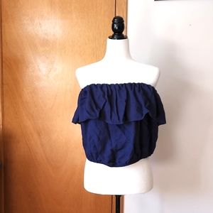 Aerie Strapless Crop Top Sz XL